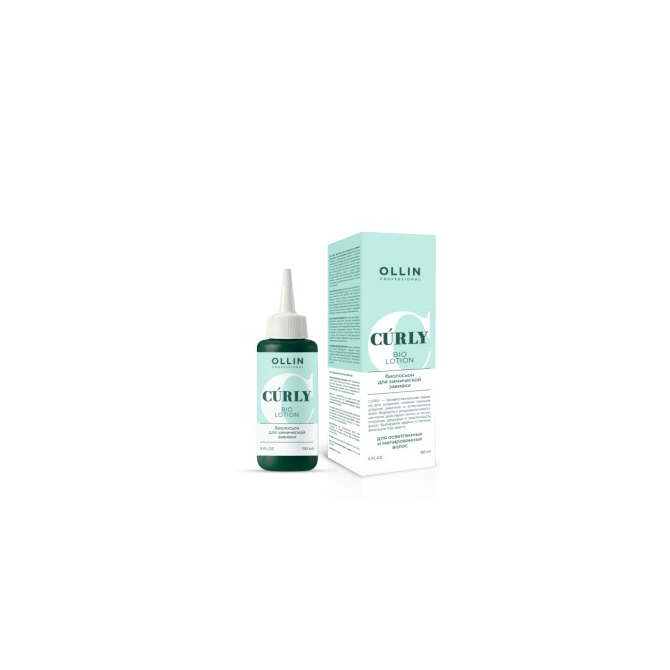 OLLIN CURLY Биолосьон для химической завивки осветленных и мелированных волос 150мл