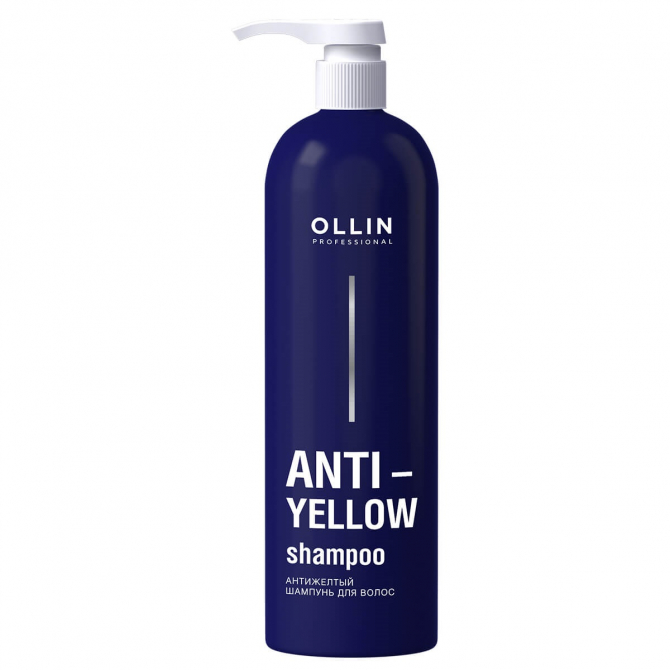 OLLIN Anti-Yellow Антижелтый шампунь для волос 450мл