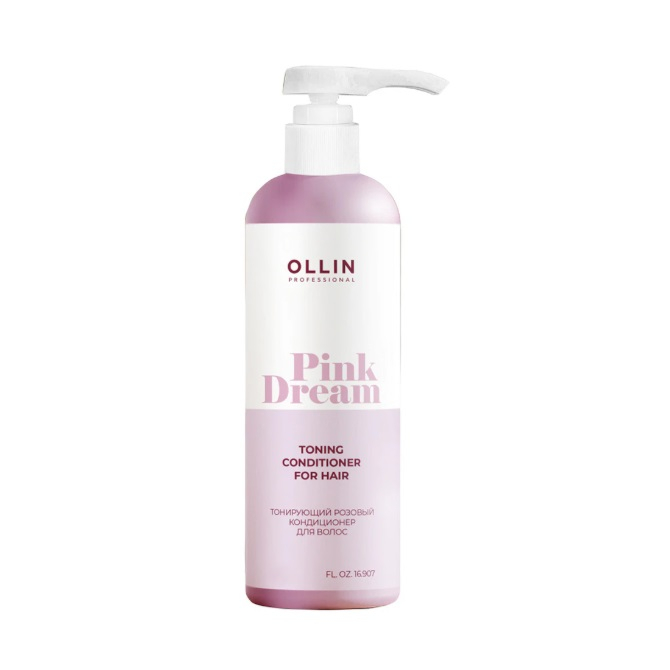 OLLIN Pink Dream Тонирующий розовый кондиционер для волос 450мл