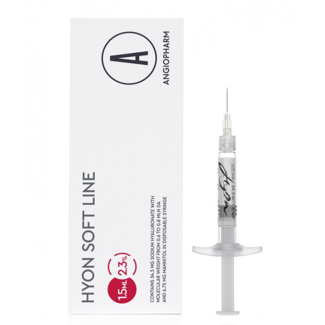Hyon Soft Line Биоревитализант 1,5мл 2,3%
