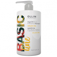 OLLIN Basic Line Шампунь для сияния и блеска с аргановым маслом 750мл.