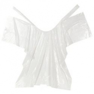 Пеньюар одноразовый 160*100см  полиэтилен прозрачный (50 рол)