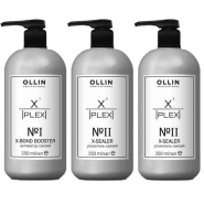 OLLIN X-Plex Набор (№1 X- Bond booster активатор 1х250мл/ №2 Х-Sealer усилитель 2x250мл)