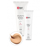 TETe Purity Mask Маска очищающая себорегулирующая, с цинком и красной глиной 75мл