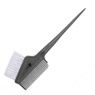 MELON PRO Кисть для краски с расческой, серая 21,3 х 7 см