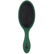 MELON PRO Щетка для волос массажная, 100% нейлон, 11-рядов, овал, темно-зеленая 224*70мм