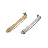 SIBEL Коклюшки длинные бело-розовые 12шт/уп.