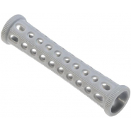 SIBEL Бигуди д/укладки феном пластмассовые  15мм серые 10шт/уп.