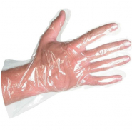 Перчатки одноразовые полиэтиленовые "L" 100шт/уп